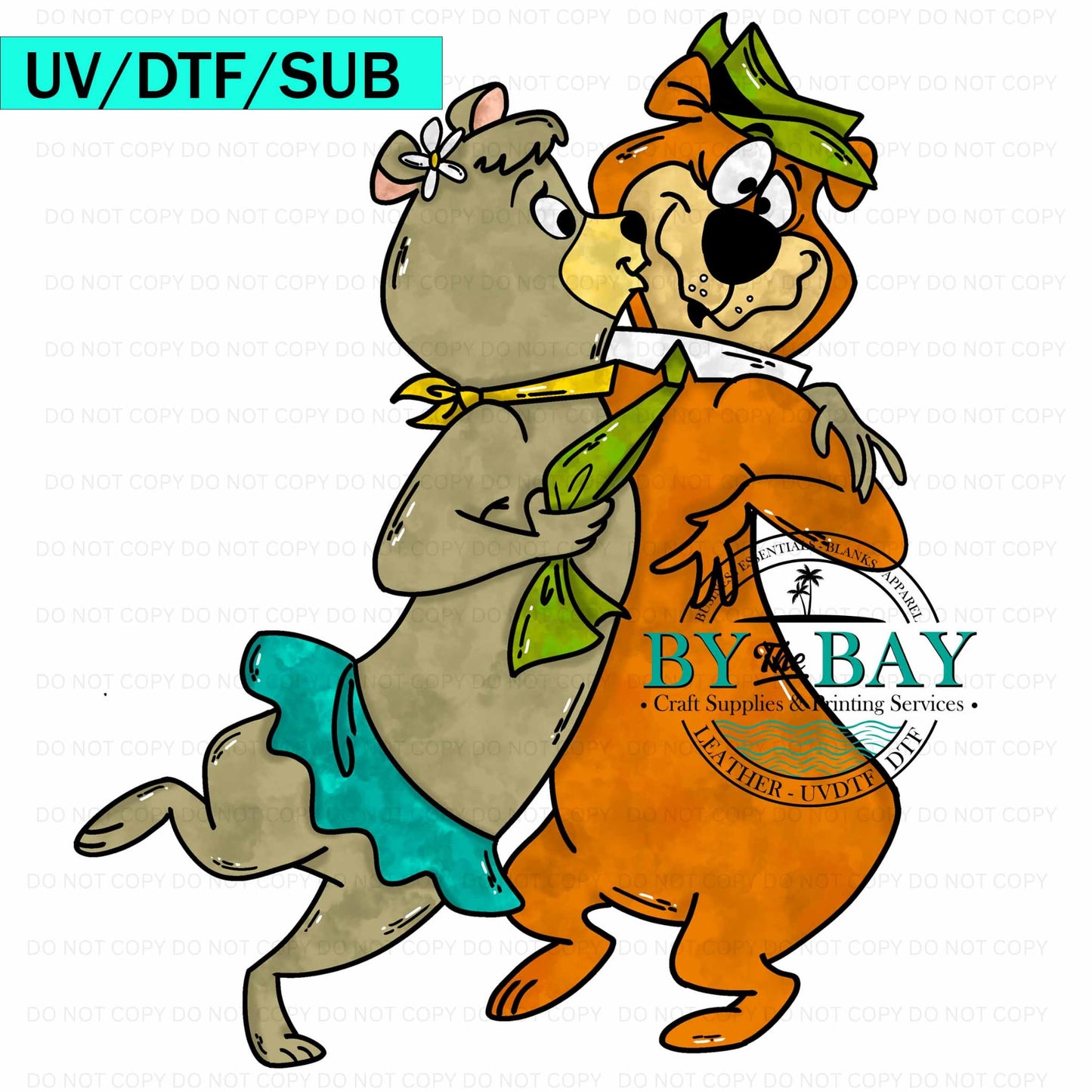Picnic Bear  UV/DTF/SUB Print
