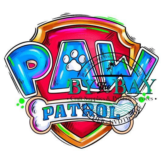 Paw Name Badge