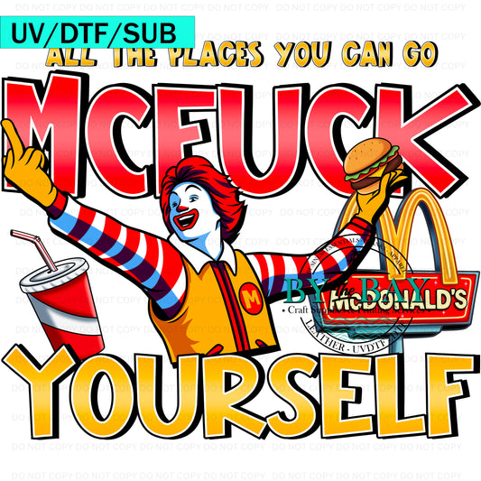 All the places you can go UVDTF/DTF/SUB