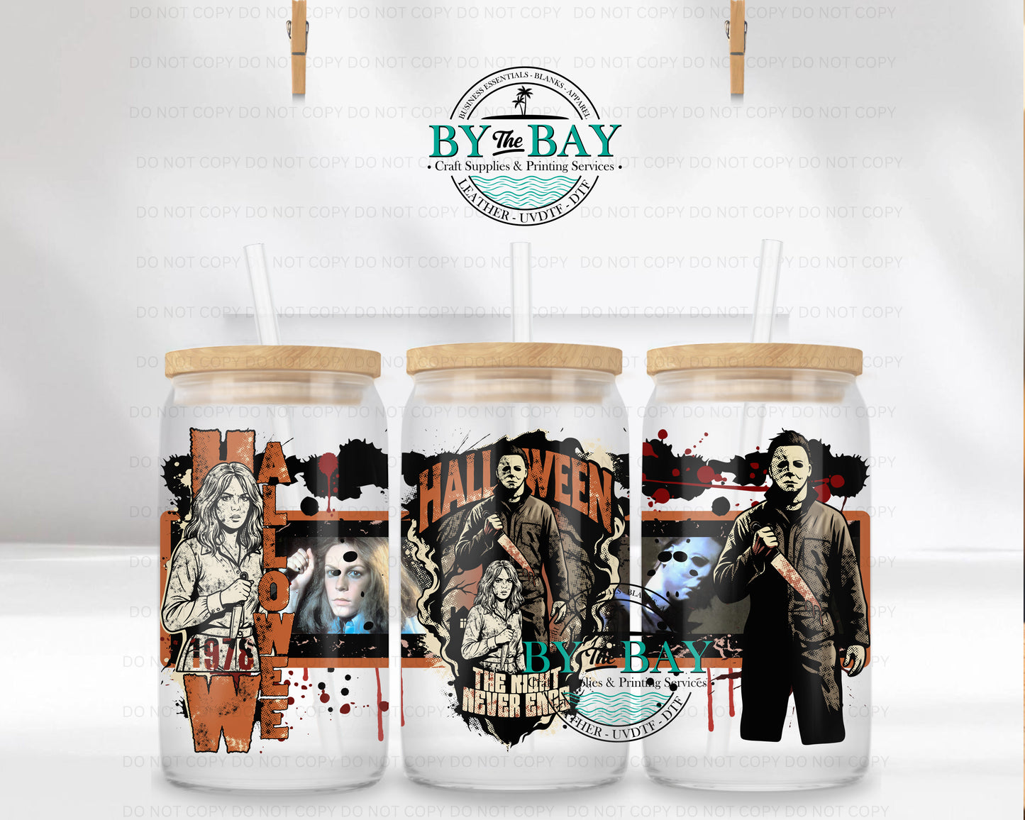 Chainsaw 16oz UVDTF Wrap