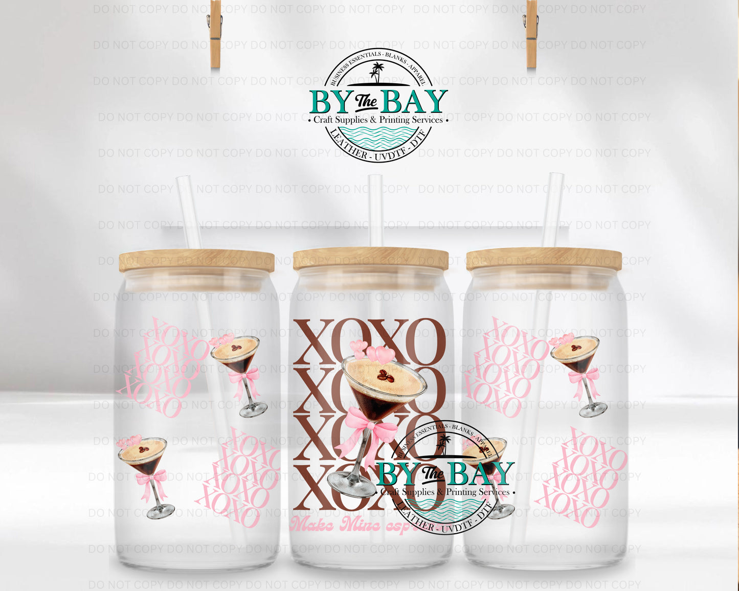 XOXO 16oz UVDTF Wrap