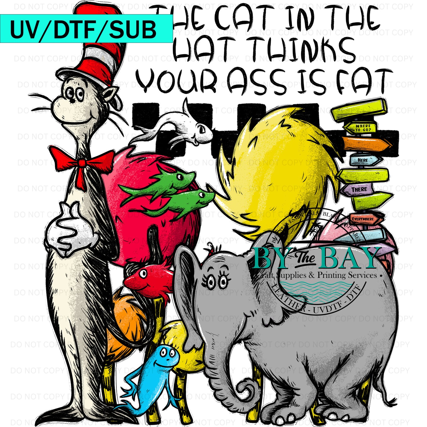 The Cat UVDTF/DTF/SUB