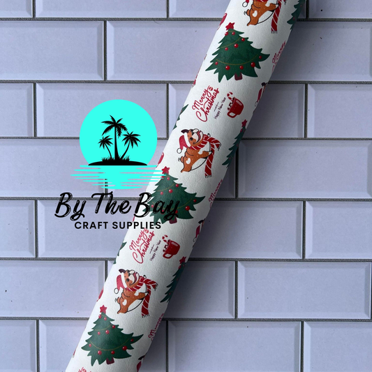 Merry Christmas & New year - DESTASH FAUX LEATHER ROLL