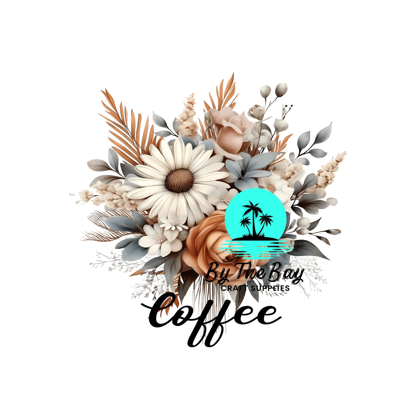 Boho Flowers Tea/Coffee/Sugar uv decal