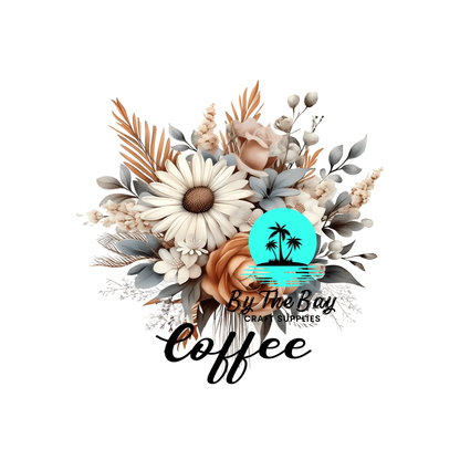 Boho Flowers Tea/Coffee/Sugar uv decal