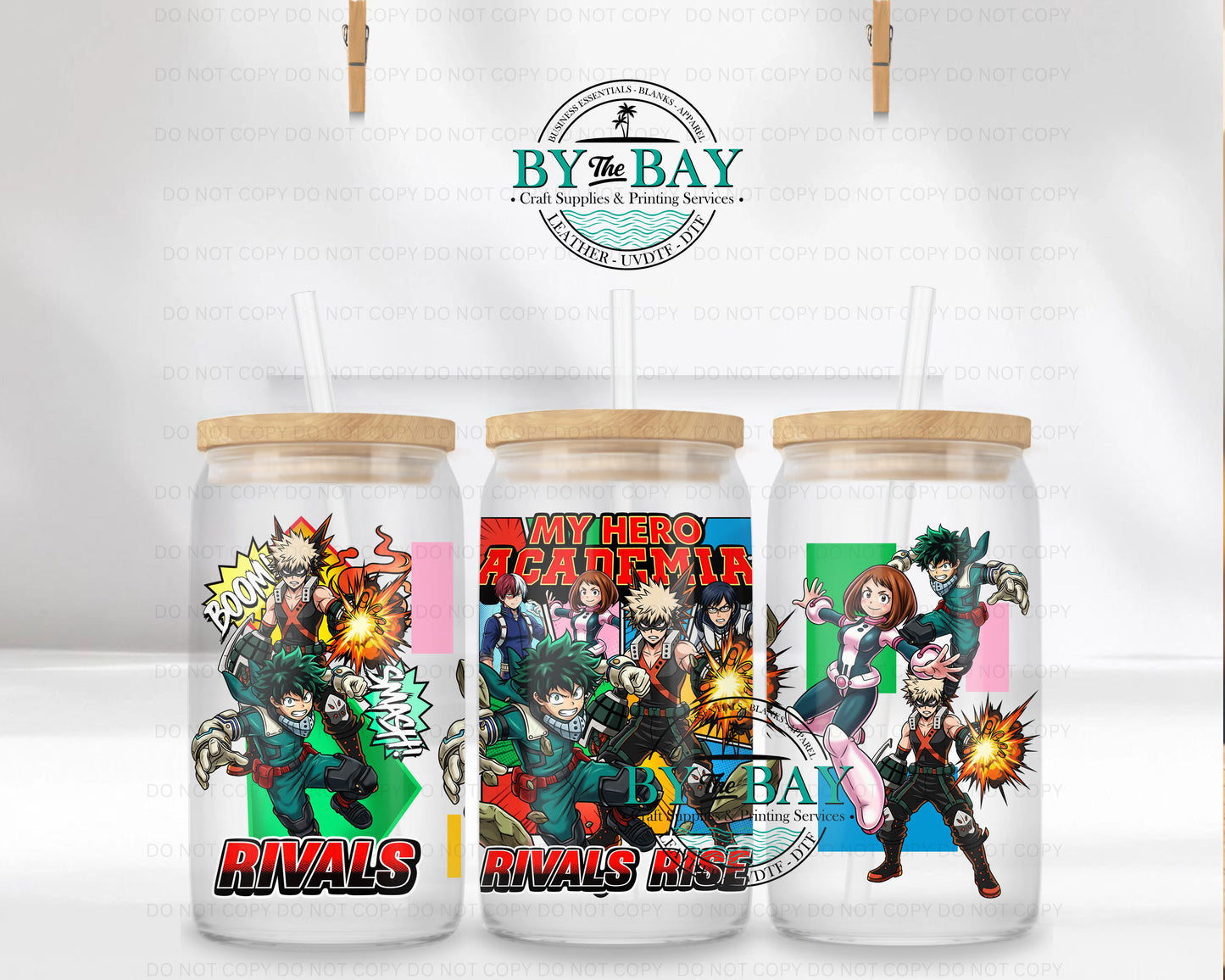 My hero 16oz UVDTF Wrap