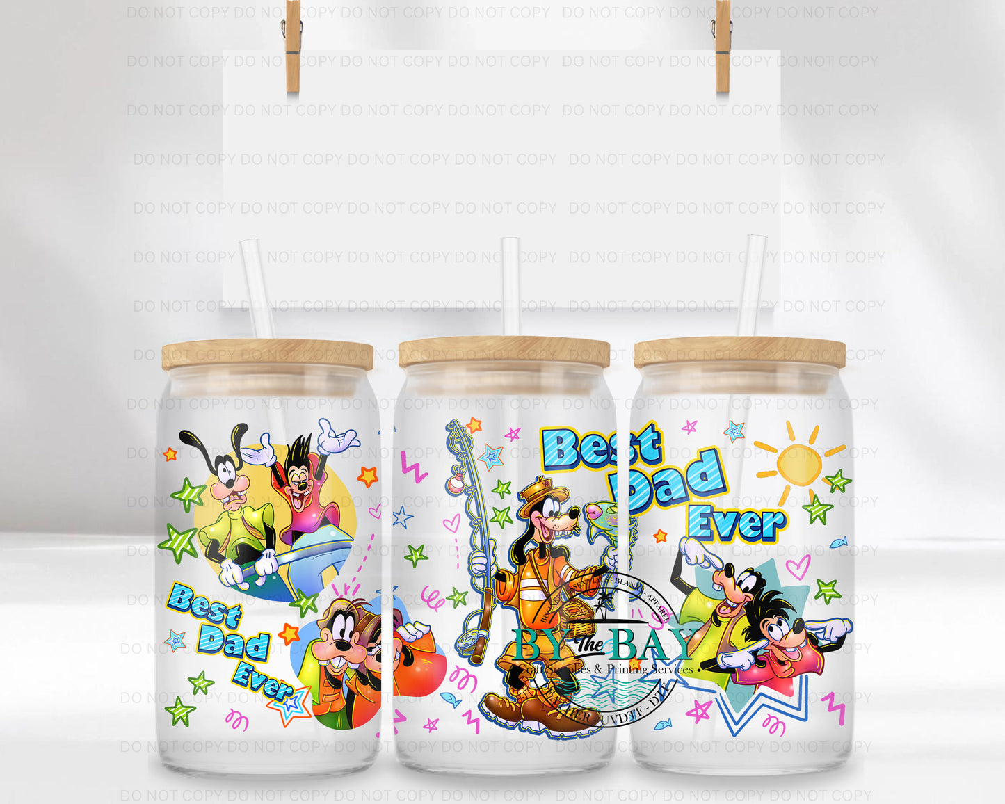 Best Dad 16oz UVDTF Wrap