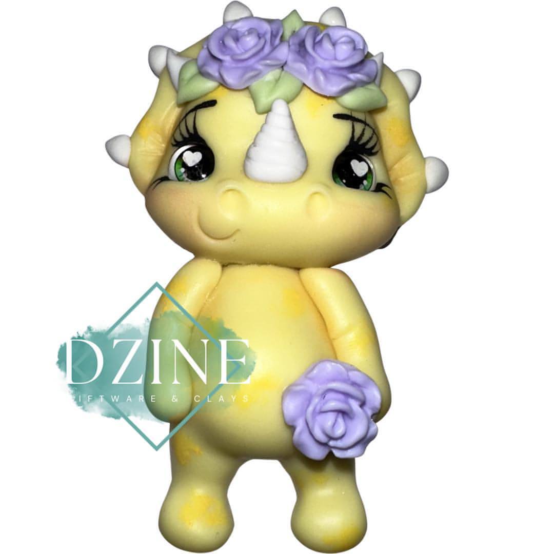 Cute Dinosaur Yellow