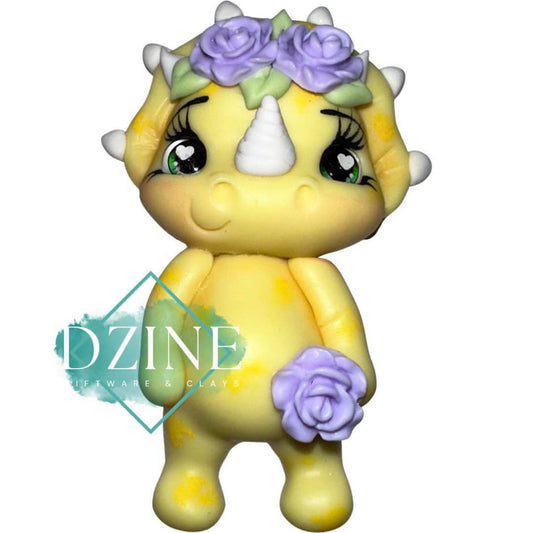 Cute Dinosaur Yellow