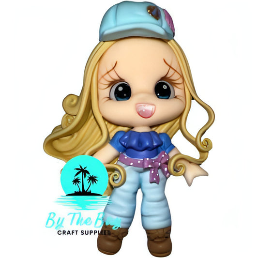 Blue cap girl