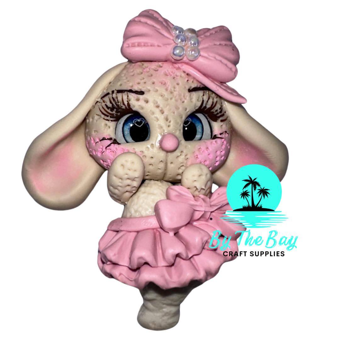 Bunny in pink skirt