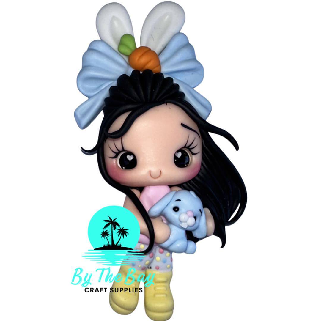 Carrot bow blue