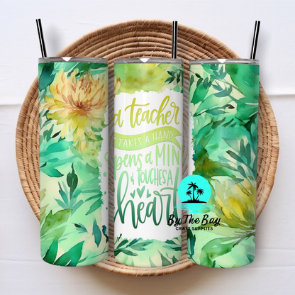 Teacher takes a hand Variety 20oz Tumbler SUB PRINT