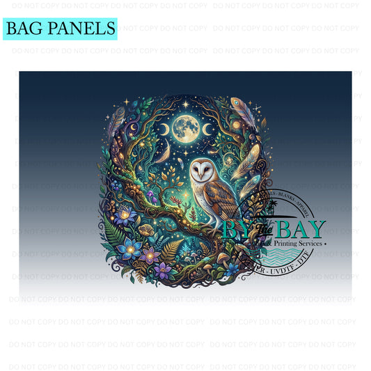 Night Owl Bag Panel (Various Sizes)