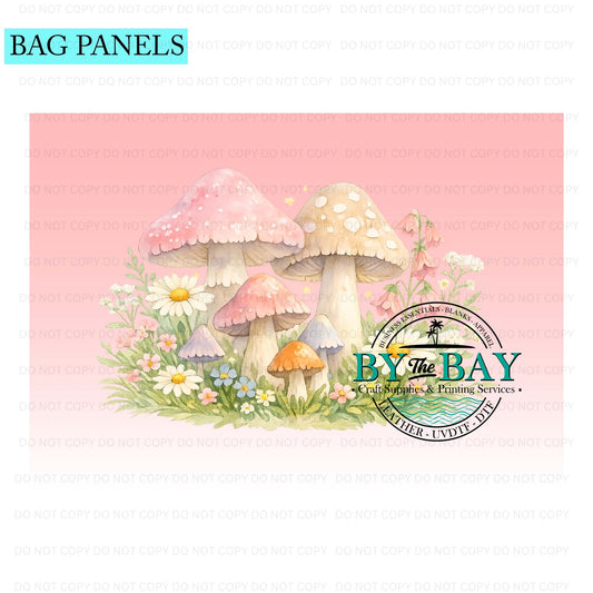 Mushrooms Bag Panel (Various Sizes)