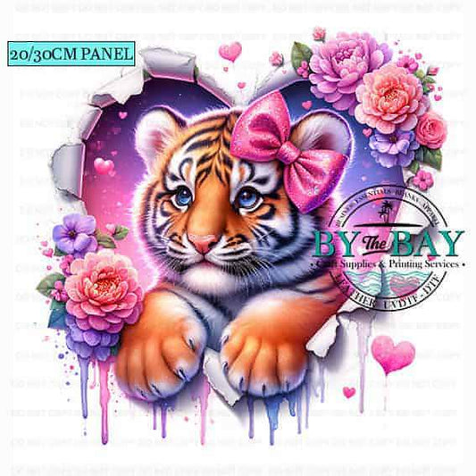 3D Tiger Heart 20cm/30cm Panels