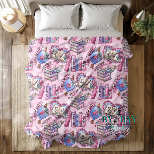 Booktrovert Squish Minky Blankets (Various Sizes)