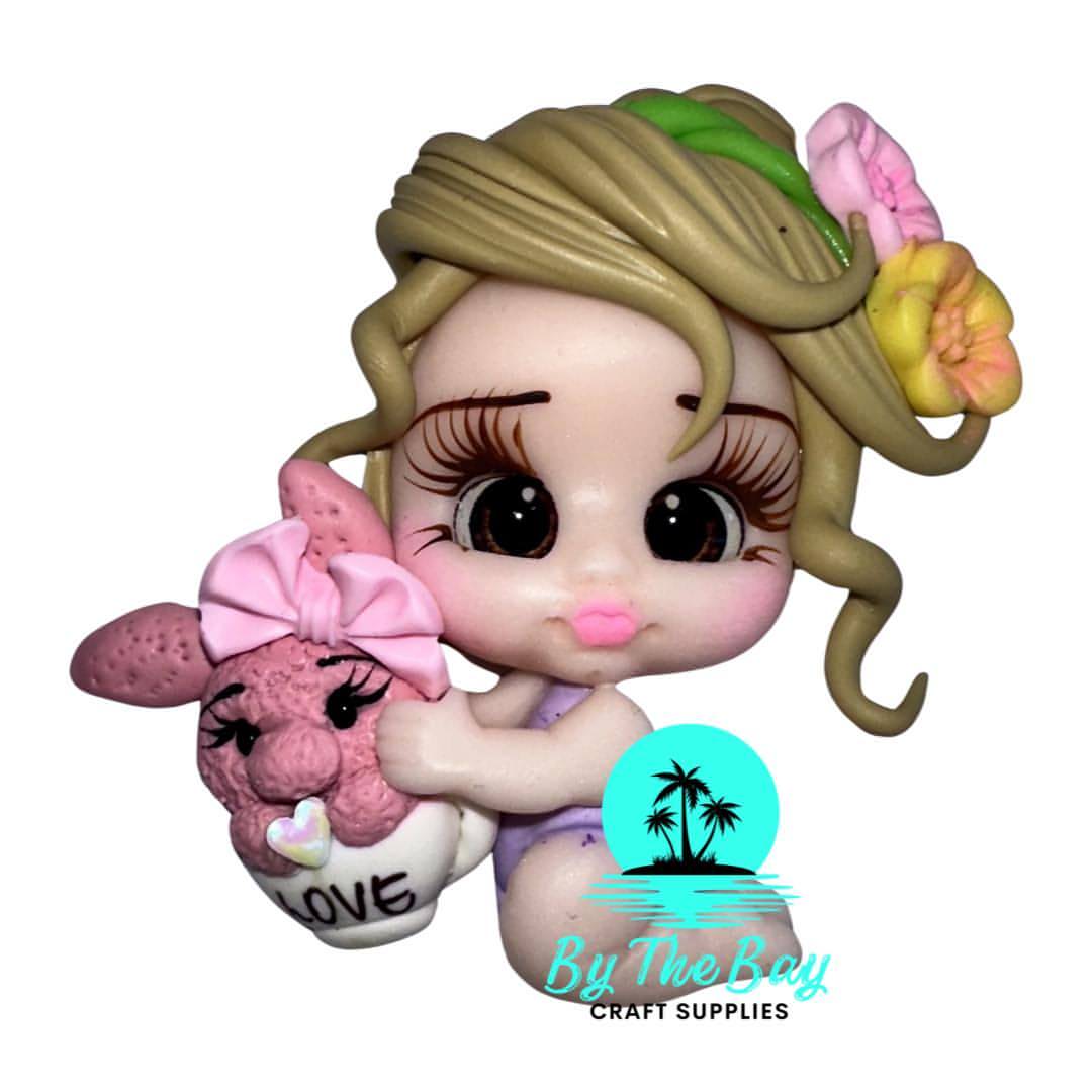 Girl with Bunny in a cup