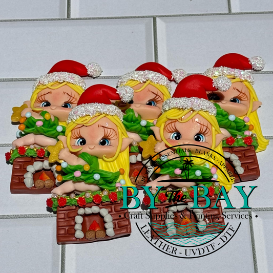 Cute Elf Girl Chimney Blonde