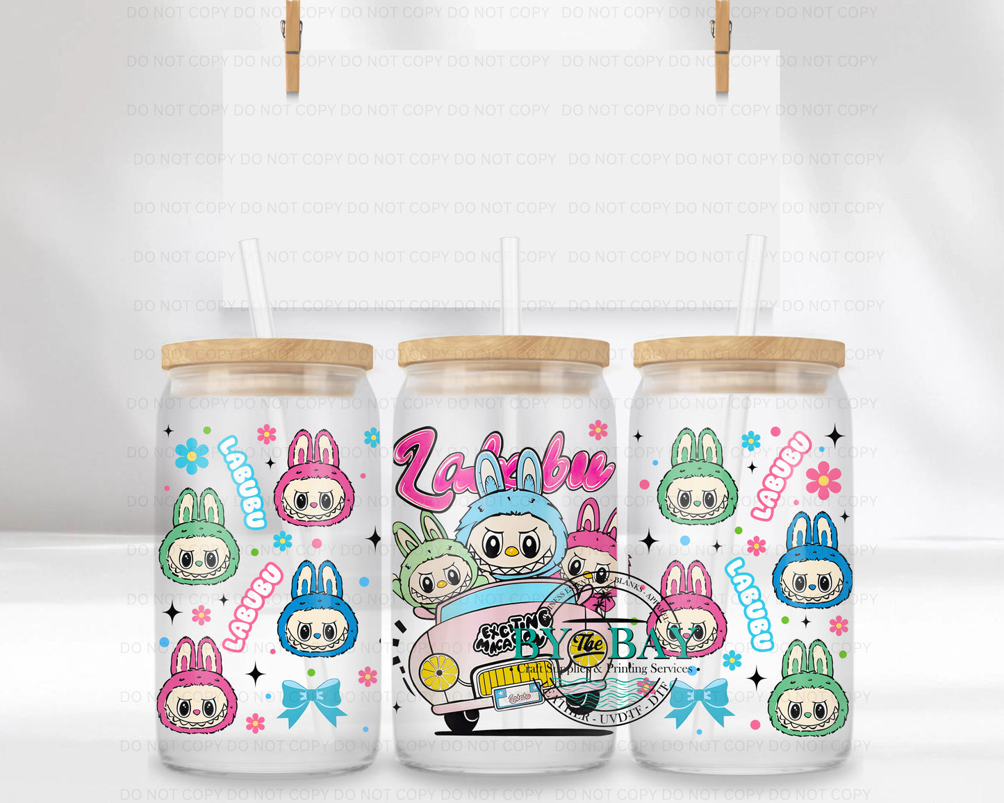 Monsters 002 16oz UVDTF Wrap