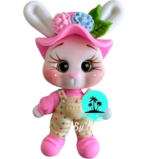 Bunny Easter pink hat