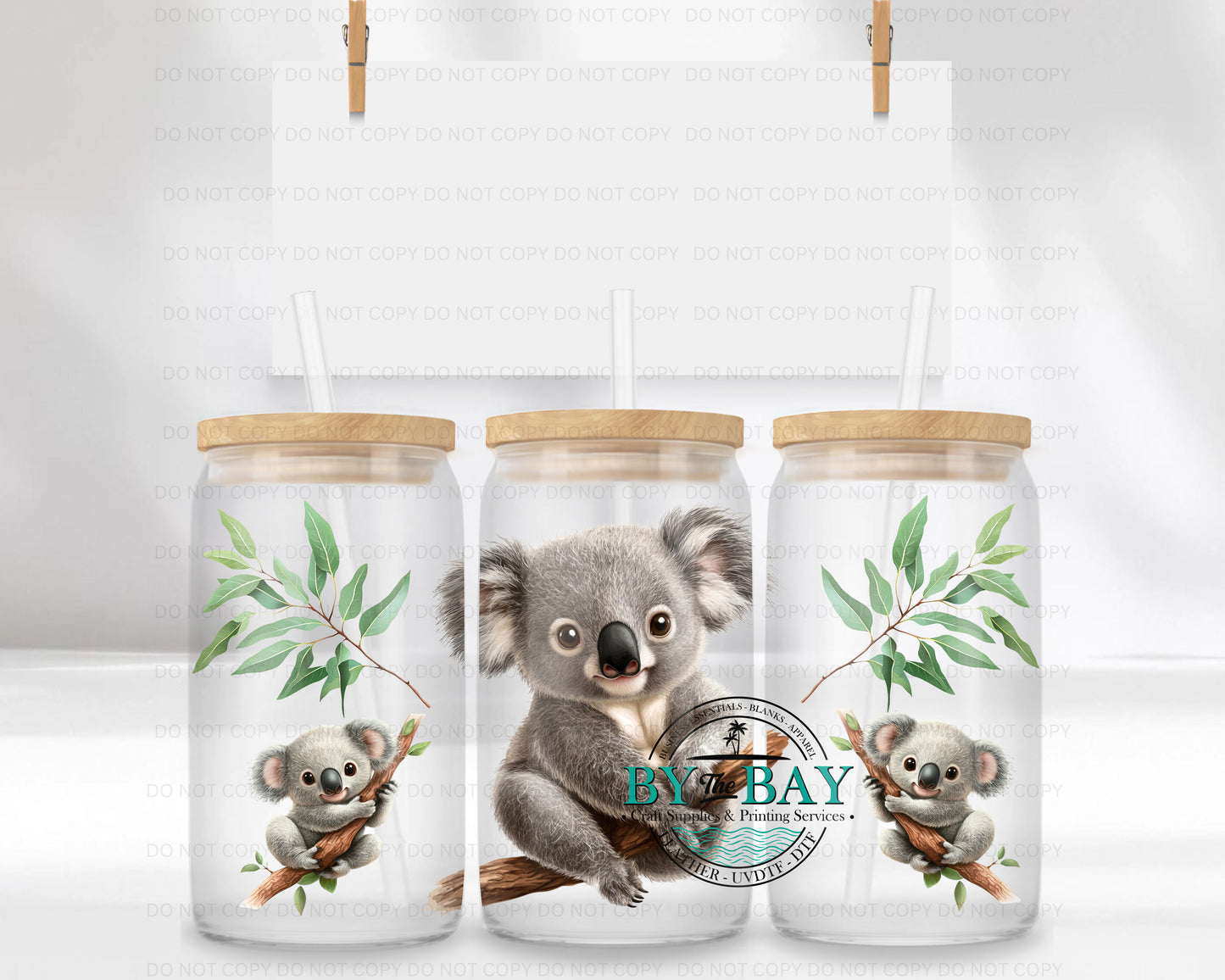 Koala 16oz UVDTF Wrap