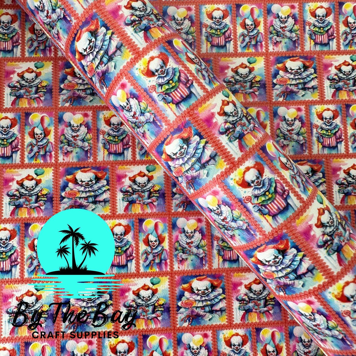 Scary Clown Faux Leather