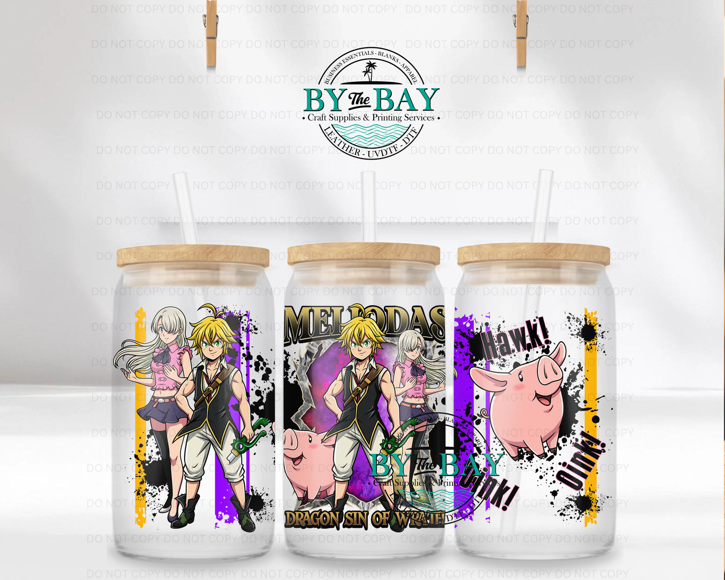 Anime M004 16oz UVDTF Wrap