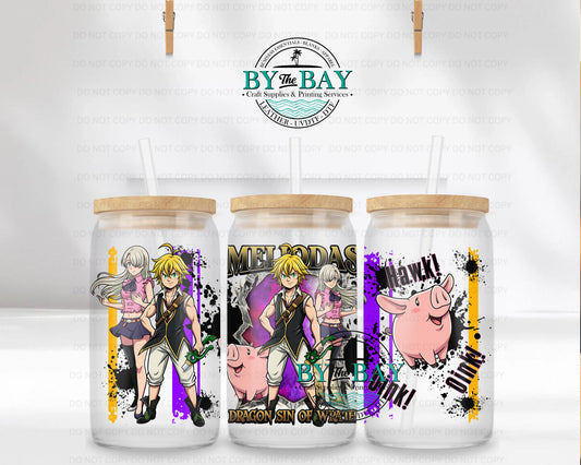 Anime M004 16oz UVDTF Wrap