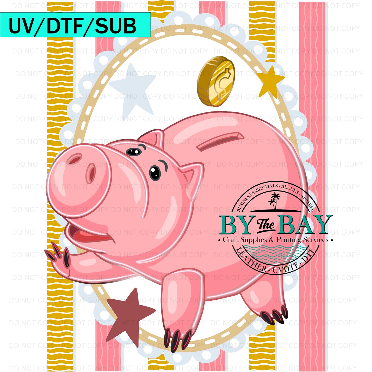 Piggy Bank UVDTF/DTF/SUB