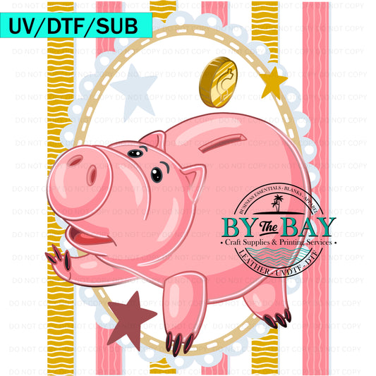 Piggy Bank UVDTF/DTF/SUB