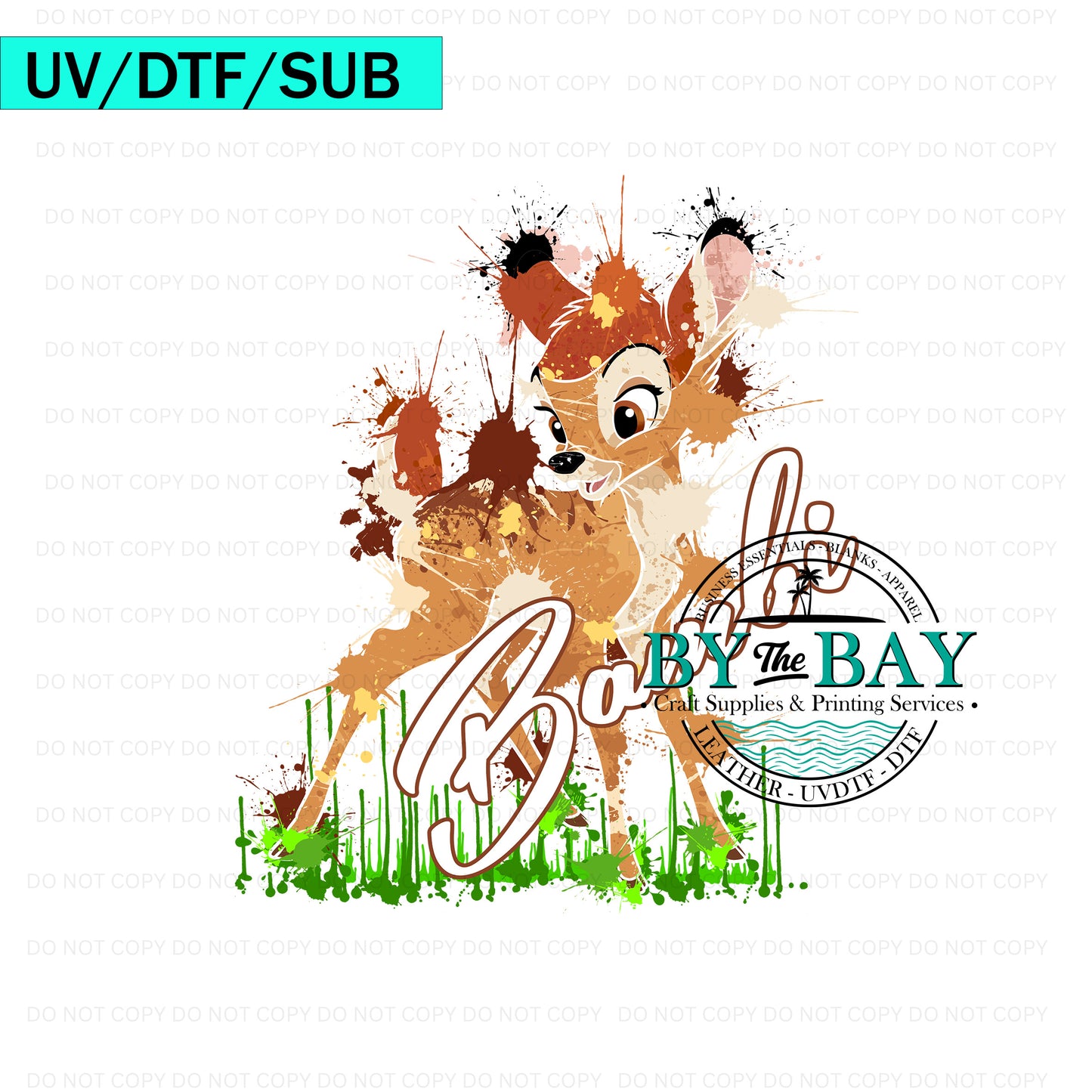Bmbi Splatter UV/DTF/SUB Print