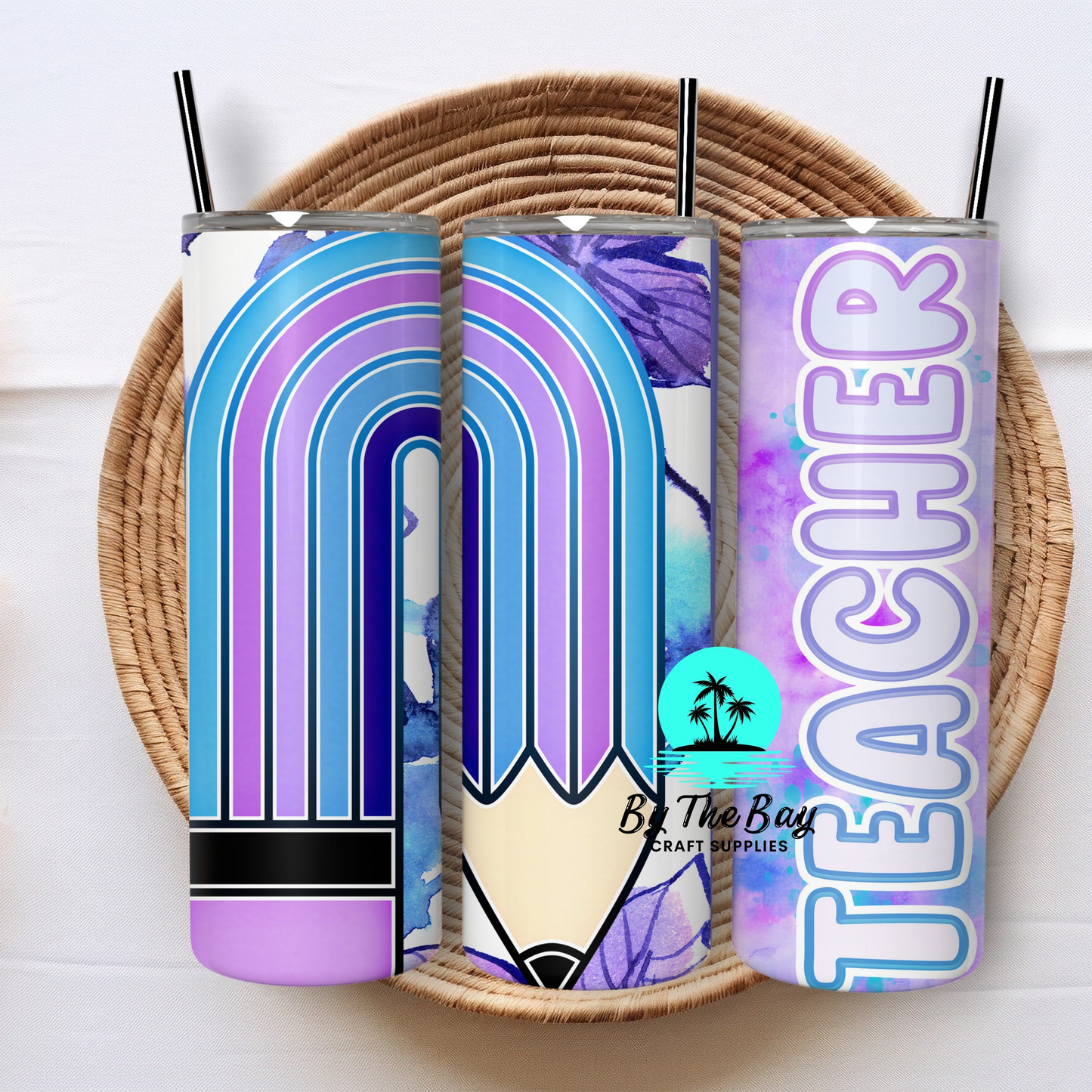 Teacher large pencil Variety 20oz Tumbler SUB PRINT