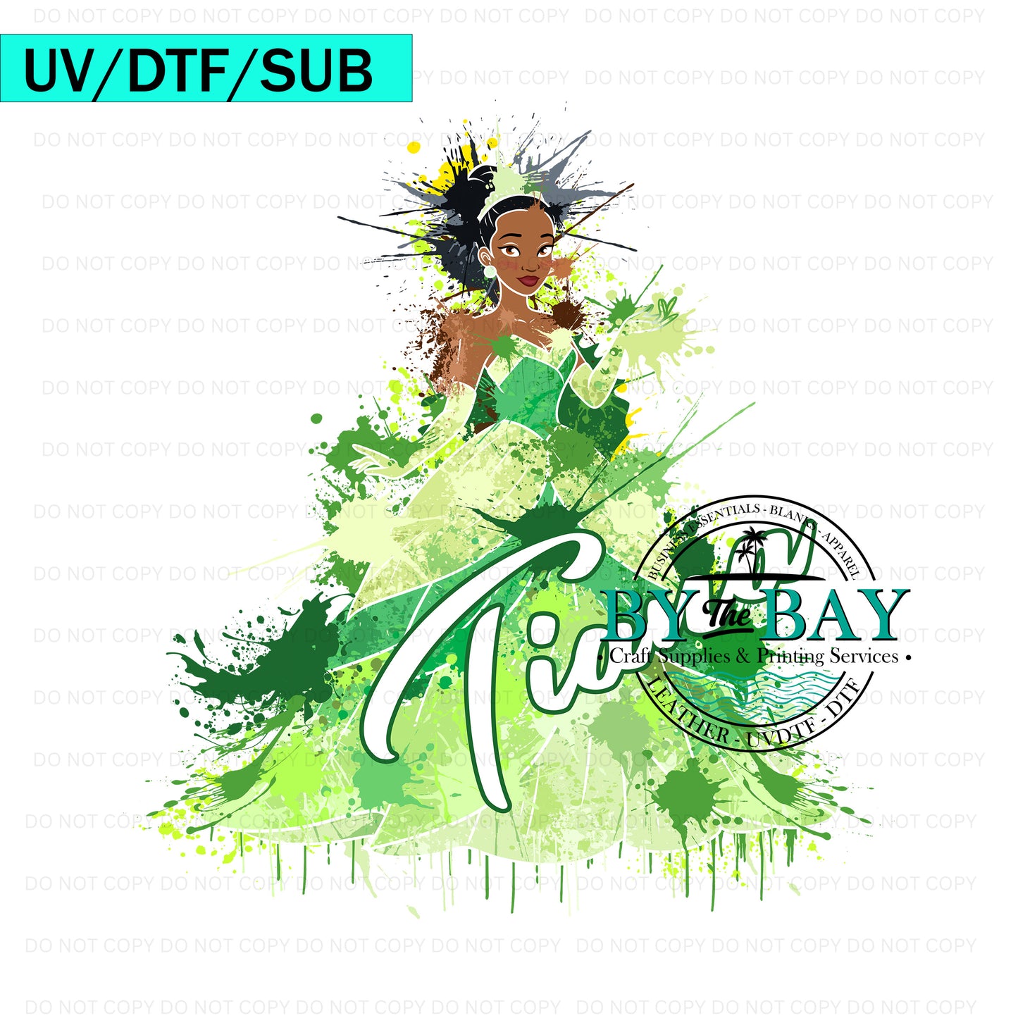 Princess T Splatter UV/DTF/SUB Print