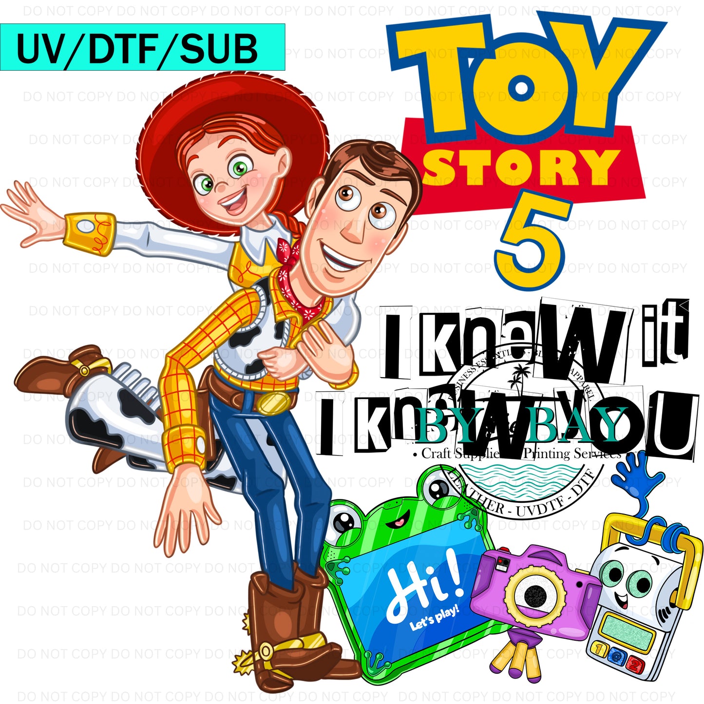 Toy Gang 03 UVDTF/DTF/SUB