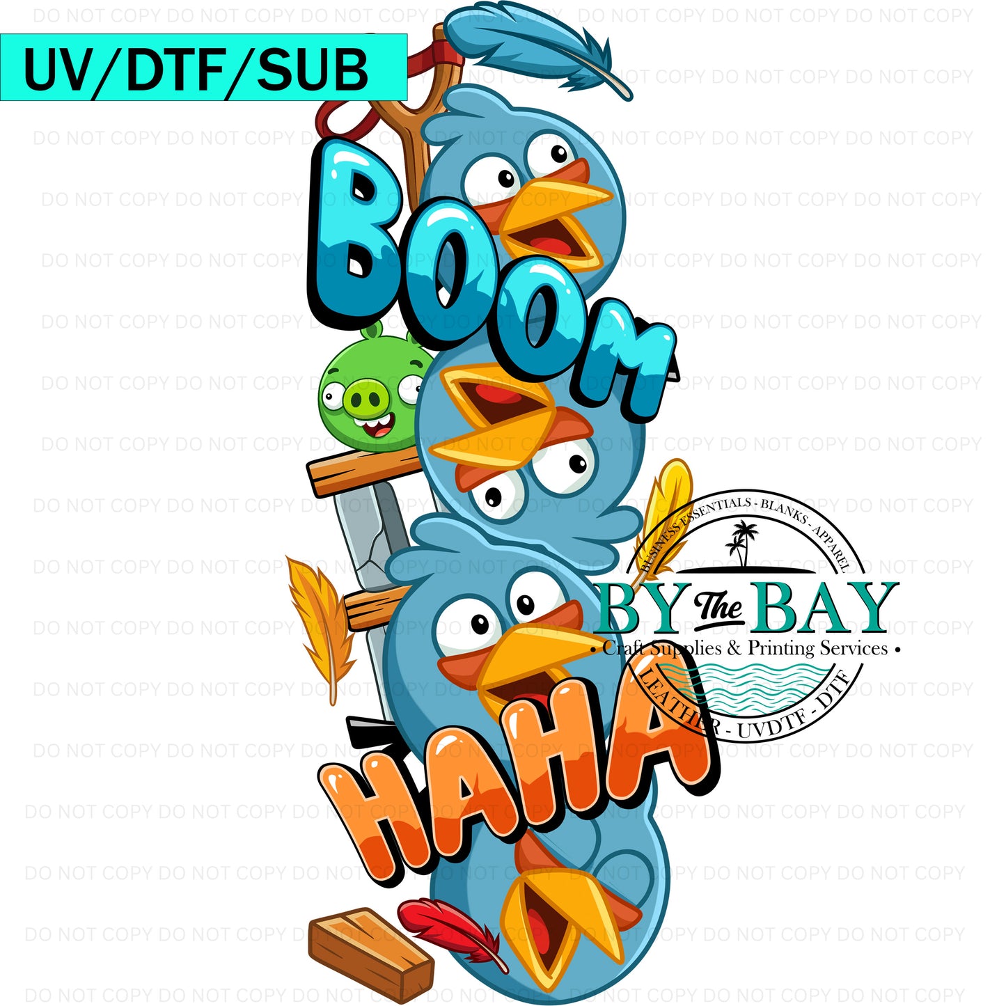 A Birds Sleeve UVDTF/DTF/SUB