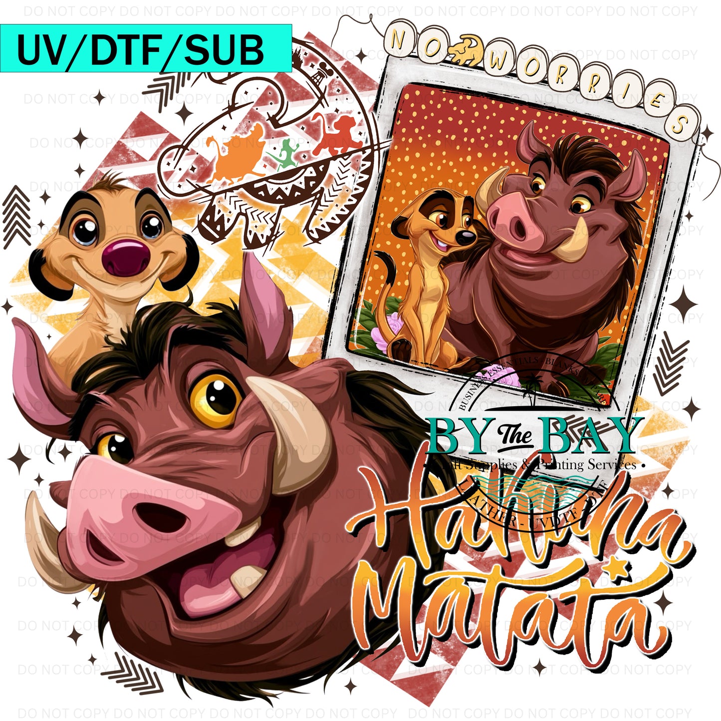 No Worries UVDTF/DTF/SUB