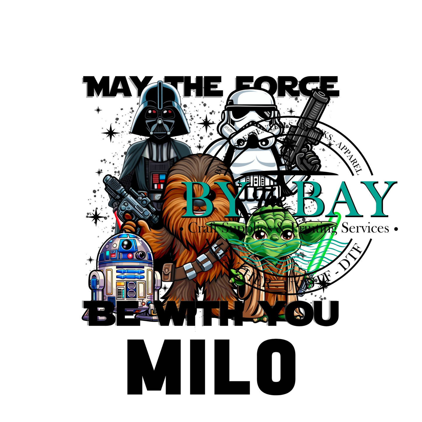 Force be with you Tea/Coffee/Sugar uv decal