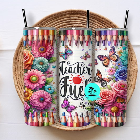 Teacher fuel 20oz Tumbler SUB PRINT