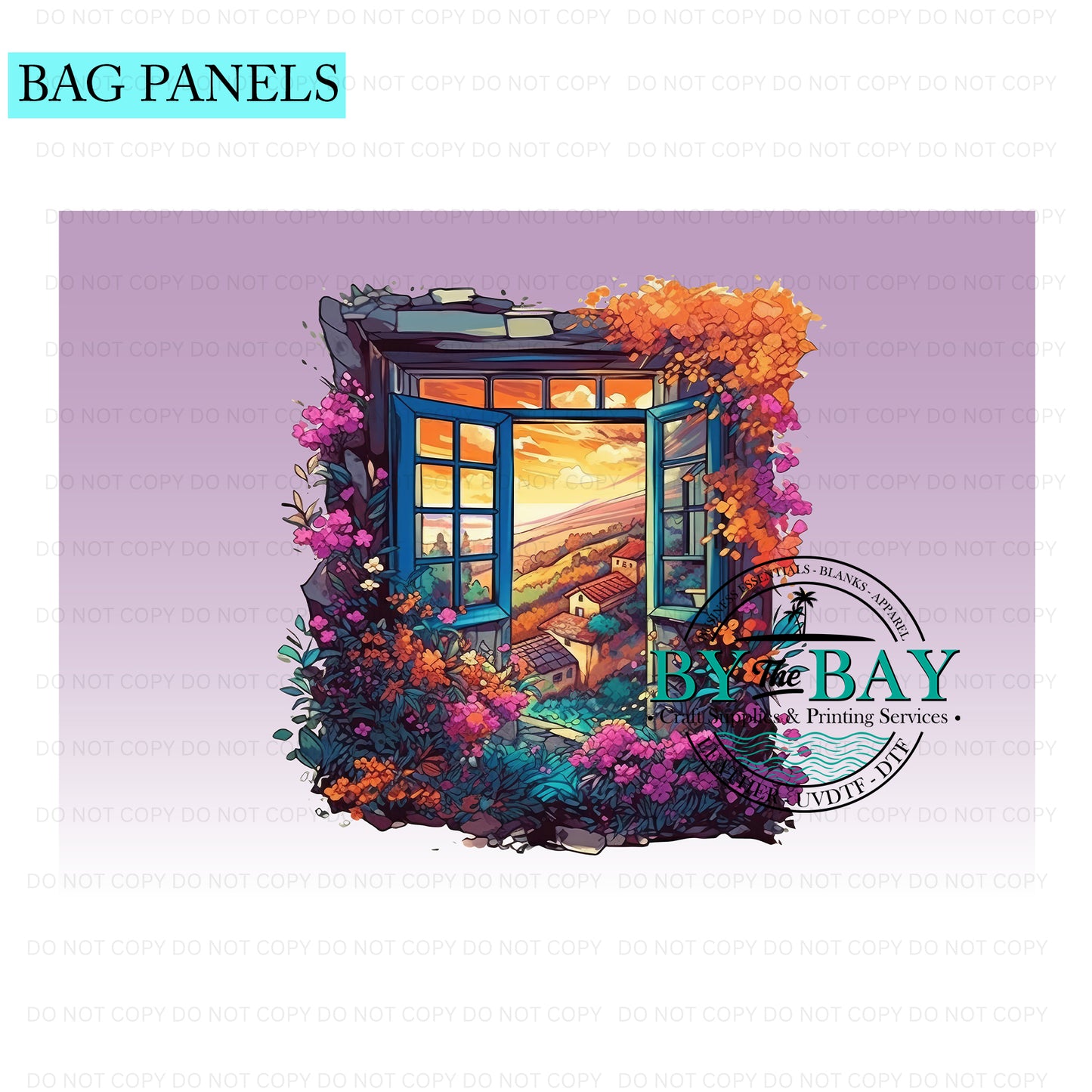 Cottage Window 2 Bag Panel (Various Sizes)