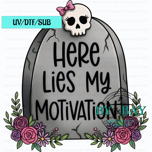 Here lies my motivation UVDTF/SUB