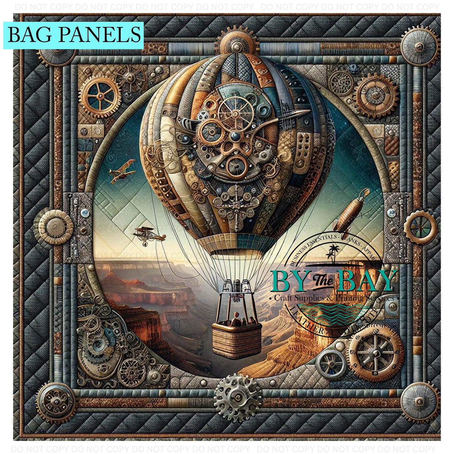 Steampunk Balloon 05 Bag Panel