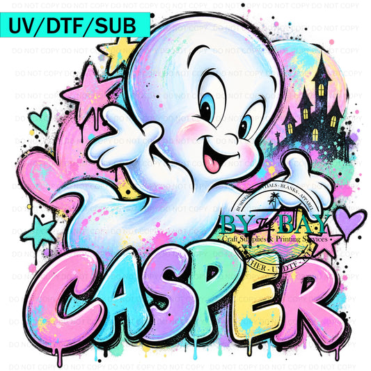 Friendly Ghost pastel  DTF/UVDTF/SUB