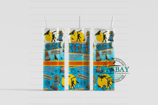 Greetings Dragon 20oz Sublimation Print