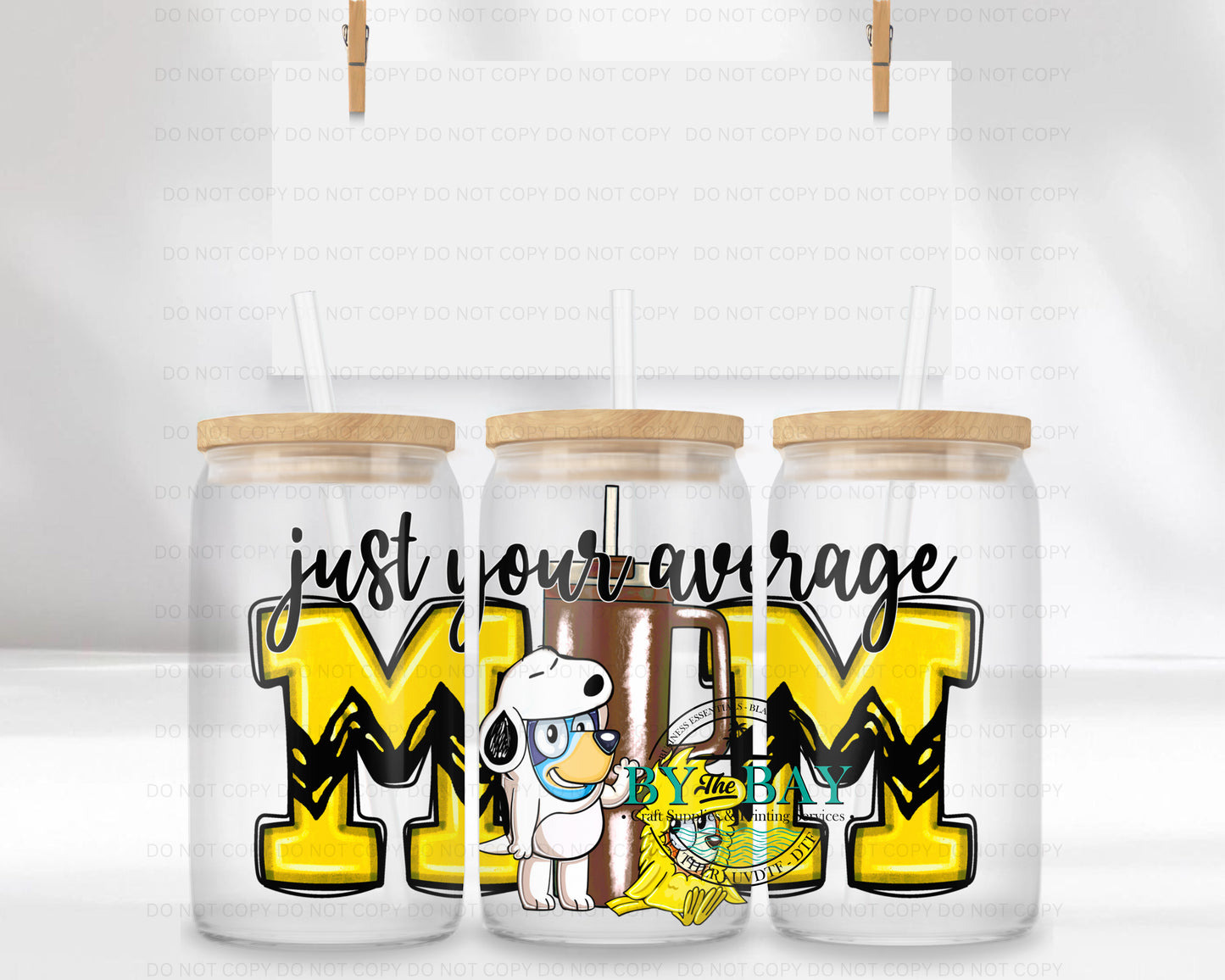 Just your average Mum 16oz UVDTF Wrap