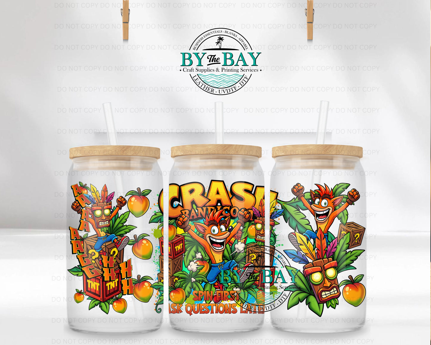 Bandicoot 16oz UVDTF Wrap