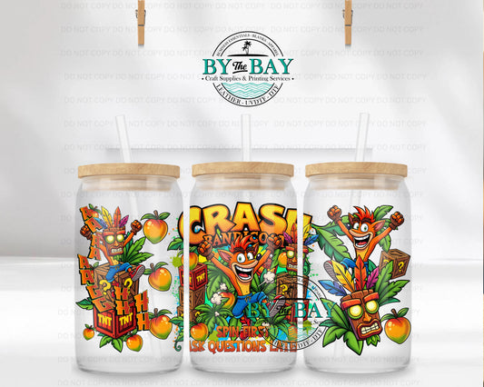 Bandicoot 16oz UVDTF Wrap