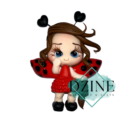 Ladybug wing girl