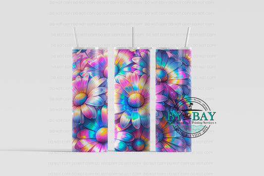 Holographic Daisies 20oz Sublimation Print