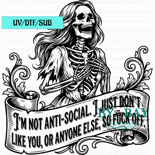 I'm not antisocial UVDTF/SUB